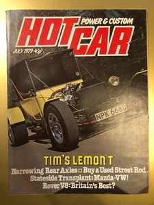 Hot Rod Power & Custom Magazine July 1979 Cover Tim's Lemon T 438D - Picture 1 of 2