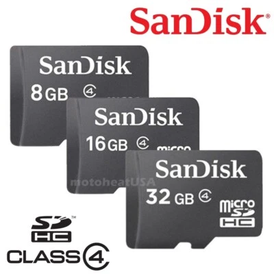 SanDisk Micro SD Card 8GB 16GB 32GB Memory Class 4 for Tablets Drones DashCam PC - Image 1 of 4