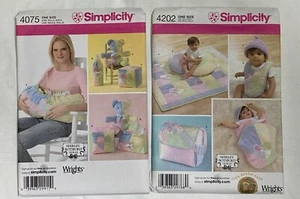 Simplicity Shirley Botsford Designs Baby Accessories Sewing Patterns 4202 4075 - Picture 1 of 3