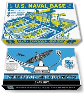 "Cohn US Naval Base Spielset Box"" ODER ""Marx Strategic Air Command"" Spielset Box" - Bild 1 von 7