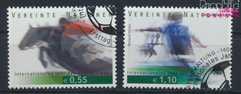 ONU - Viena 441-442 (edición completa) bien usado/cancelado 2005 interno (10046313 Foto 1 de 1