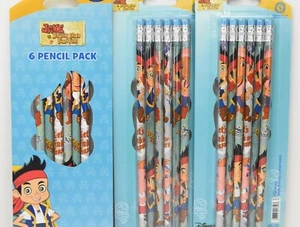 Party Favors Disney Pirate Loot 12 PCS Pencils Goodie Bag Treats Jake Neverland - Picture 1 of 4