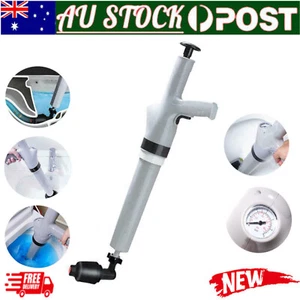 Pipe Plunger Drain Unblocker High Pressure Air Sewer Toilet Powerful Cleaner AU~ - Picture 1 of 10