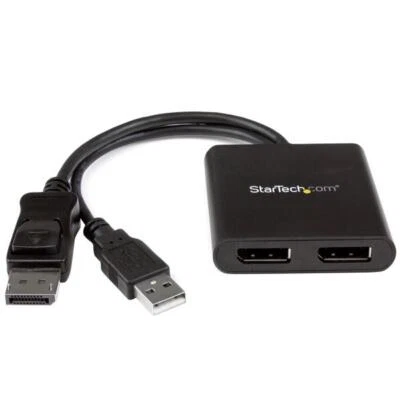 StarTech.com DisplayPort To Multi-Monitor Spliter - 2 Port MSTDP122DP - Image 1 of 4