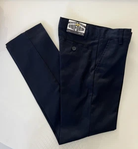 School Uniform Pants Boys 10 Navy Blue Adjustable Waist NEW Authentic Galaxy - Picture 1 of 13