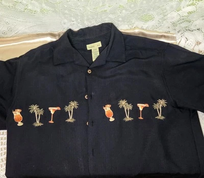 Trader Bay Men's Short Sleeve Button Nautical & Tropical Style - Image 1 of 4