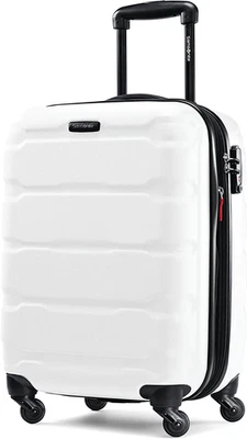 Samsonite Omni PC Hardside Expandable Luggage CarryOn 20Inch SpinnerWheels White - Image 1 of 4