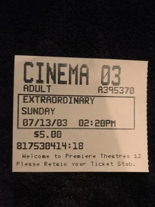 The League Of Extraordinary Gentleman, 13.07.03, Ticket Stub. Sean Connery - Bild 1 von 3