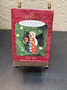 Hallmark Keepsake Ornament ~ Snow Girl ~ 2000 - Imagen 1 de 3