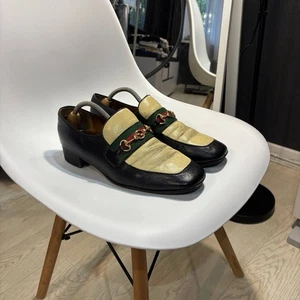 Gucci Leather Loafers Size: 44 (US 10) - Picture 1 of 14
