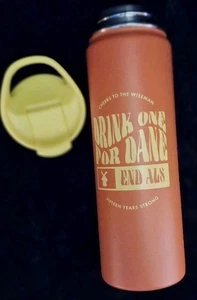 Dutch Bros Coffee Drink One for Dane Hydro Flask Hot Drink Orange Yellow 20 Oz - Picture 1 of 5