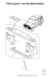 Land Rover Genuine Bulkhead Front Assembly Fits Discovery 2 1998-2004 Classic - Picture 1 of 9