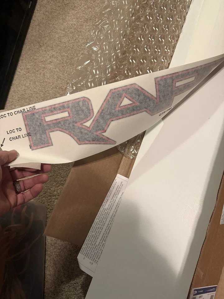 Ford OEM Stripe Kit – RL3Z-9929398-AA – Genuine Raptor Bedside Decal – NEW - Image 1 of 2