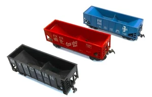 HO Scale Model Train, Virginian, Everywhere West, BM, Set of 3 Hooper Cars - Picture 1 of 5