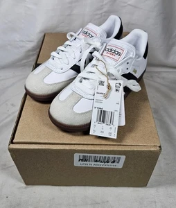Adidas Samba Indoor Soccer Shoe - White IF1944 - Size Kids 1.5 - Picture 1 of 10