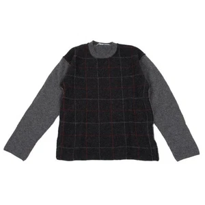 COMME des GARCONS HOMME Check Outseam Fulling Knit Size M(K-160049) - Picture 1 of 11