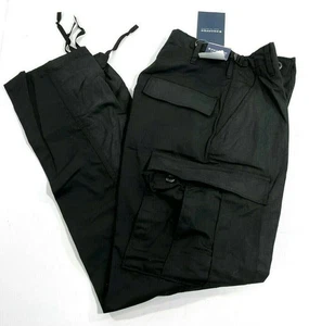 NUEVO CON ETIQUETAS PARA HOMBRES PROPPER F5250 UNIFORME BDU BATTLE RIP PANTALONES NEGROS MEDIANOS REG - Imagen 1 de 2