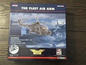 Raro Corgi AA39002 Westland WG-13 Lynx MK8-202 XZ726, 815 NAS, brazo de aire de flota - Imagen 1 de 13