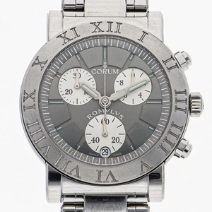 CORUM 396.701.20 Romulus Chrono Silver SS QZ - Picture 1 of 10