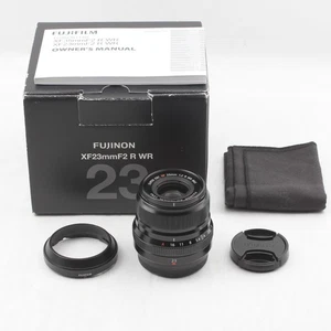 【COMO NUEVO con caja】FUJIFILM Fuji Fujinon XF 23mm F/2 R WR Lente Negro de Japón - Imagen 1 de 14