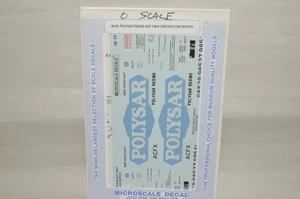 O Scale Microscale Decals 48-49 Polysar Resins ACF 4 Bay Covered Hopper - Bild 1 von 1