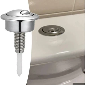 Toilet Tank Flush Button – Valve for Bathroom & Restroom Toilets - Picture 1 of 13