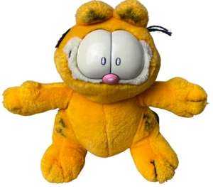 Garfield 20cm Plüsch Katze 1978 PAWS Kuscheltier Stofftier Cartoon Kater Orange - Bild 1 von 5