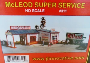 McLEOD SUPER AUTO SERVICE - HO-SCALE LASER CUT KIT #311-JL INNOVATIVE DESIGN - Picture 1 of 1