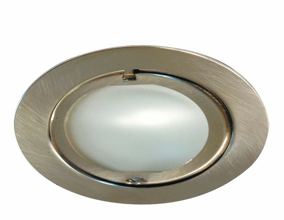 3x Paulmann Meuble Lampes Encastrées Clip Pliage Max. 20W 12V G4 72mm Fer Brossé - Photo 1/1