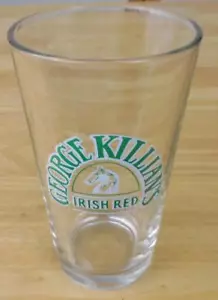 Vaso de cerveza de pinta roja irlandesa George Killian's con cabeza de caballo blanca - Imagen 1 de 5