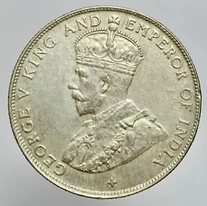 STRAITS SETTLEMENTS - 1867-1939 - GIORGIO V -AG/ HALF 1/2 DOLLAR 50 CENTS 1920 - Bild 1 von 2