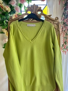 lime green jumper zara