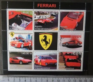 1999 autos deportivos Ferrari carreras m/hoja montada - Imagen 1 de 1