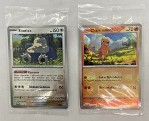 Pokemon Indonesia Snorlax Charmander Holograma Inverso Master Ball Ganador Promo 151 - Imagen 1 de 4