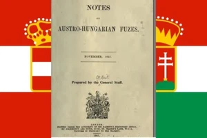 AUSTRIA-HUNGARY GUN AMMO, ARTILLERY SHELL FUZES WW1- RARE REFERENCE BRITISH CD - Picture 1 of 1