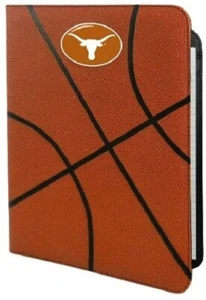 NCAA Texas Longhorns Basketball Portfolio Notebook Basketball Grain 9.5" by 13" - Picture 1 of 1