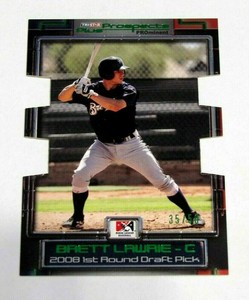 2008 TRISTAR Prospects Plus Green #15 Brett Lawrie Die Cut Serial # /50
