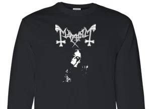 Camiseta Mayhem ""Dead"" manga larga negra metal - Imagen 1 de 1