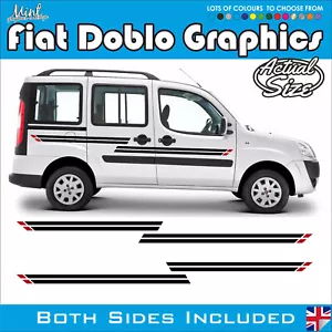 FIAT Doblo Micro CAMPER Berlingo Mini van Motorhome GRAPHICS DECALS FREE P&P 046 - Picture 1 of 4