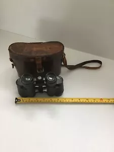 Vintage Regent 8 x 30 Binoculars in W.Watson leather case - Picture 1 of 13
