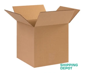 Pick Qty 25-100 10X10X10 Cardboard Boxes Mailing Packing Shipping Box Corrugated - Picture 1 of 3