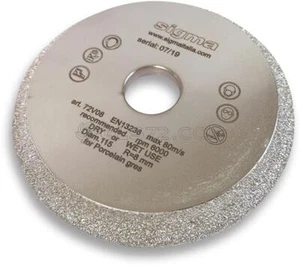 MOLA DIAMANTATA VACUUM SIGMA 72V10S RAGGIO 10 PER SIGMA JOLLY EDGE 37A1D 37A1PD - Picture 1 of 1