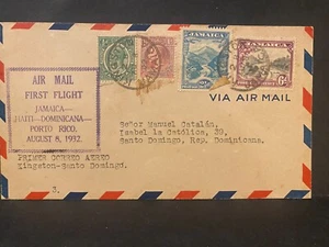 DOMINIKANISCHE REPUBLIK, ca 1930er Jahre, GESCHÄFTSBRIEF, gestempelt - gestempelt - Bild 1 von 5