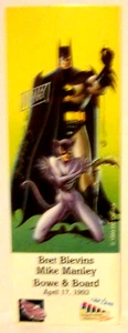 MIKE MANLEY signierte Ltd Ed #'d BATMAN Karte - Bild 1 von 2