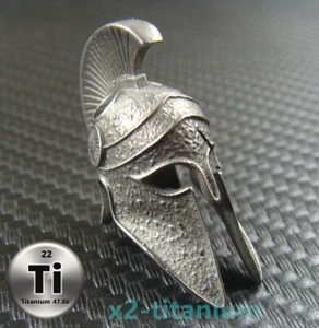 Titanium Limited Edition " Sparta Helmet " knife Lanyard Bead Paracord beads - Picture 1 of 10