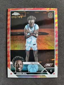 2024 Topps Chrome OTE Basketball, John Bol, Rookie /149, Cold Hearts, # 19 - Bild 1 von 2