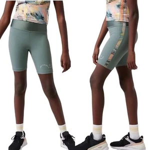NWT Athleta Girl Simone Biles Bike Shorts Brushstroke Multi Girls Size XXL 16 - Picture 1 of 15