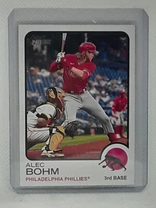 Alec Bohm 2022 Topps Heritage High Number - #595 - Philadelphia Phillies - Picture 1 of 2
