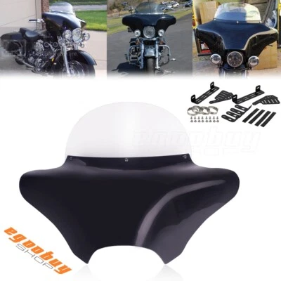Motorcycle Batwing Fairing For Harley Softail FLSTN Heirtage Road King 1986-2012 Foto 1 de 4