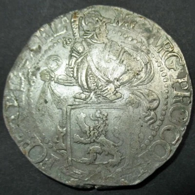 Certificate of Authenticity First Silver Dollar Dutch Colonial Lion Dollar 1650 - Image 1 of 4